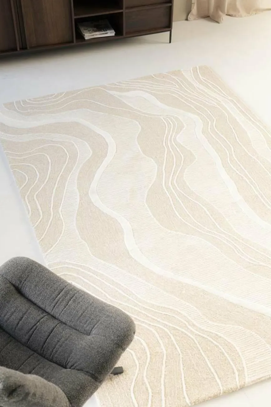 By Boo Vloerkleed Soil 160x230 cm - beige