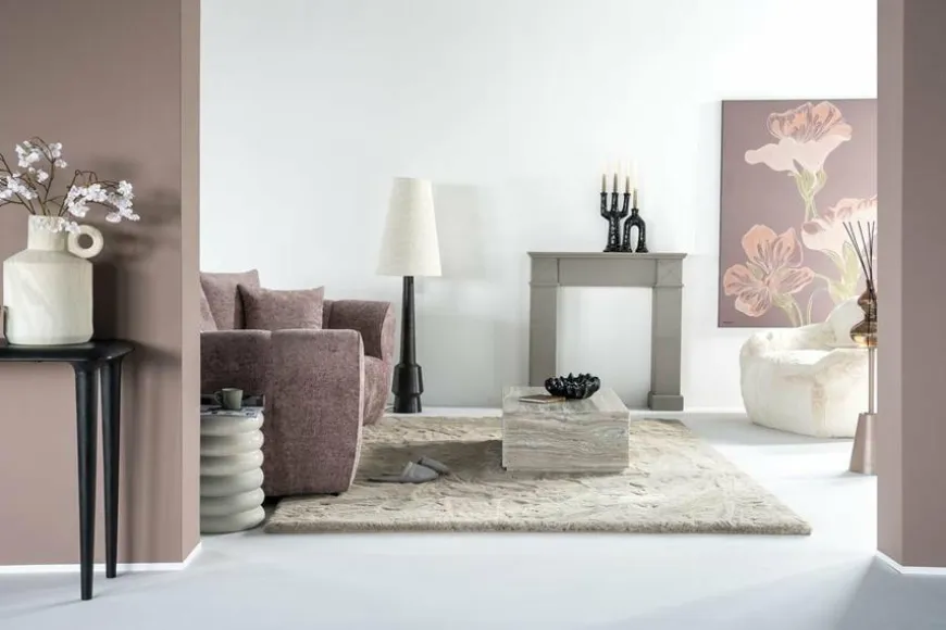 By Boo Vloerkleed Zena 200x290 cm - beige