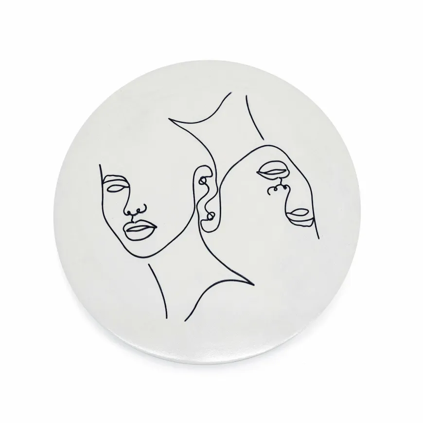 By Boo Wandornament Abstract clay - S of L