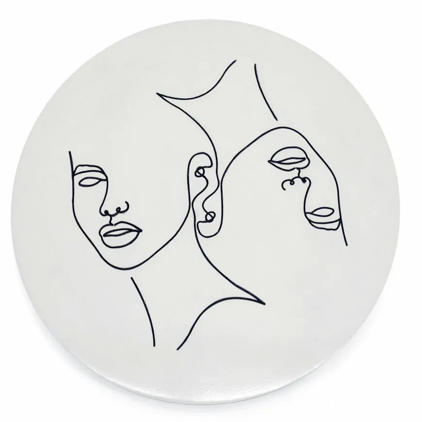 By Boo Wandornament Abstract clay - S of L