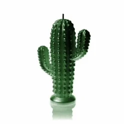 Candellana Kaars cactus groen metallic - groot