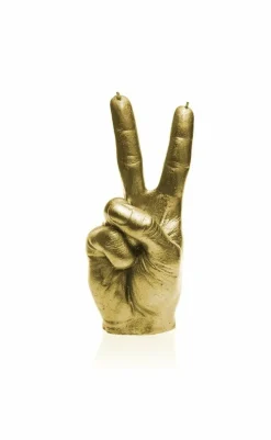 Candellana Kaars Hand Peace goud