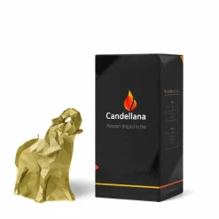 Candellana Kaars olifant medium goud