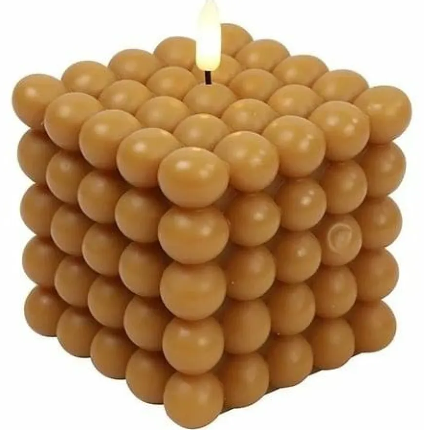Countryfield LED Kaars Lyon bolletjes amber L