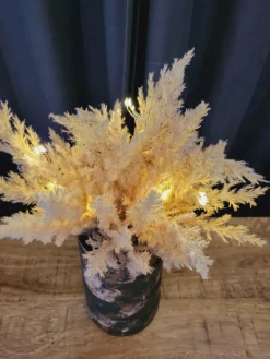 Countryfield Astilbe boeket met LED verlichting lichtbruin