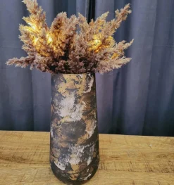 Countryfield Astilbe boeket met LED verlichting donkerbruin