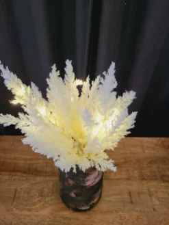 Countryfield Astilbe boeket met LED verlichting wit