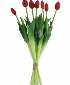 Countryfield Boeket kunstbloemen Tulip rood