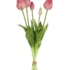 Countryfield Boeket kunstbloemen Tulip Greigii paars