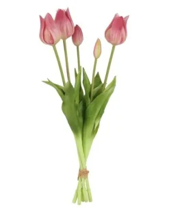 Countryfield Boeket kunstbloemen Tulip Greigii paars