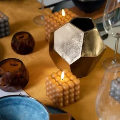 Countryfield Bolletjes kaars LED Lyon amber M