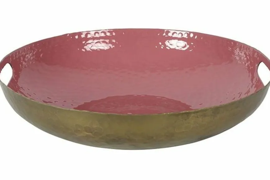 Countryfield Dienblad Madras oud roze - Maat S of L