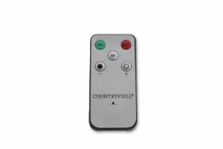 Countryfield Dinerkaars LED Diner rustiek roze met beweegbare vlam – 2 stuks