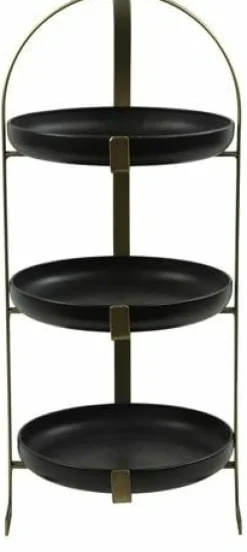 Countryfield Etagere Montrel S zwart / messing