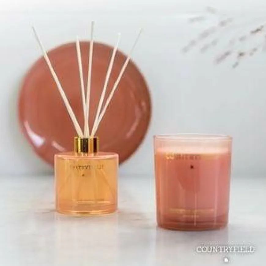 Countryfield Geurkaars Romance roze - M of L