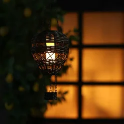 Countryfield Hanger hete luchtballon Solar LED zwart