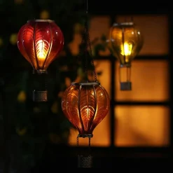 Countryfield Hanger hetelucht ballon Solar LED set van 3 Multicolor - M