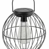 Countryfield Hanglamp LED solar Arli L zwart