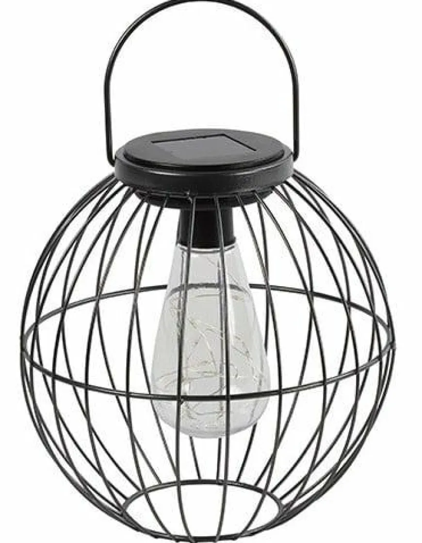 Countryfield Hanglamp LED solar Arli L zwart