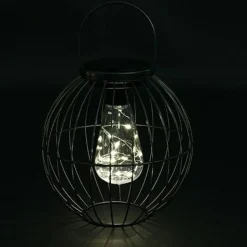 Countryfield Hanglamp LED solar Arli L zwart