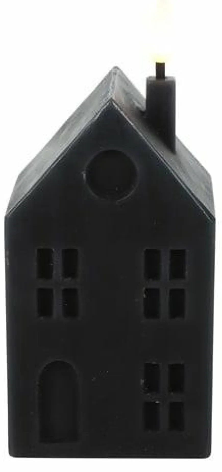 Countryfield Huis kaars LED Lyon M zwart
