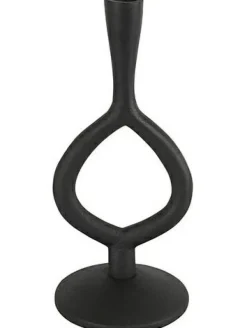 Countryfield Kandelaar Levie zwart 27 cm hoog