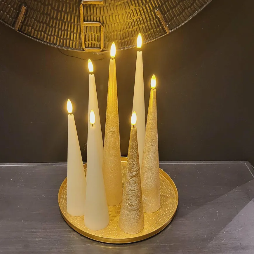 Countryfield Kegelkaars Ø5CM LED Lyon S goud