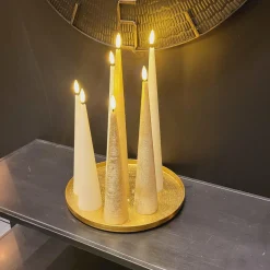 Countryfield Kegelkaars Ø5CM LED Lyon S crème