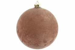 Countryfield Kerstbal Yana L roze - Ø12CM