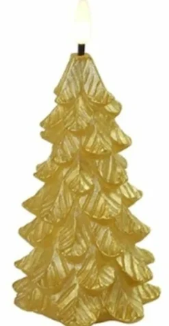 Countryfield Kerstboomkaars LED Lyon XL goud