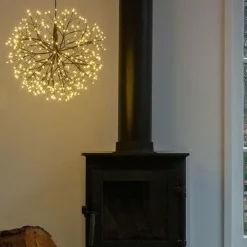 Countryfield Kerstverlichting LED timer Apollo zwart - 2 afmetingen