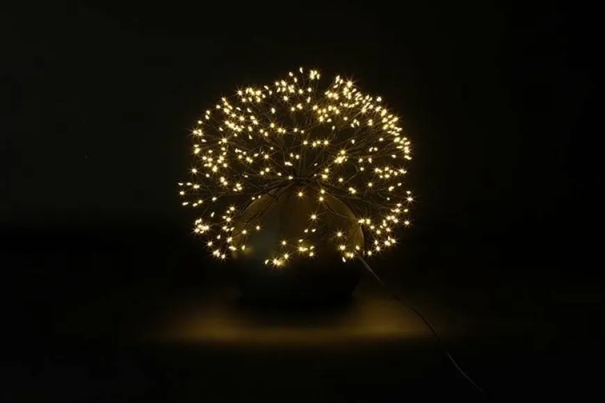 Countryfield Kerstverlichting LED timer Apollo zwart - 2 afmetingen