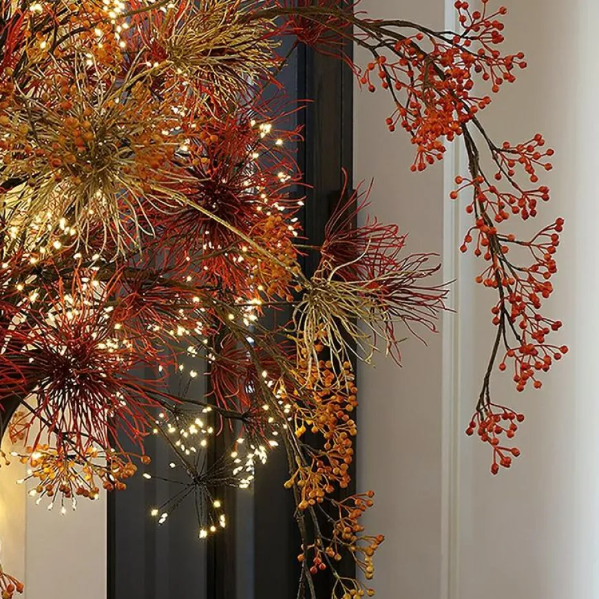 Countryfield Kunstbloem Grevillea M Rood Paars