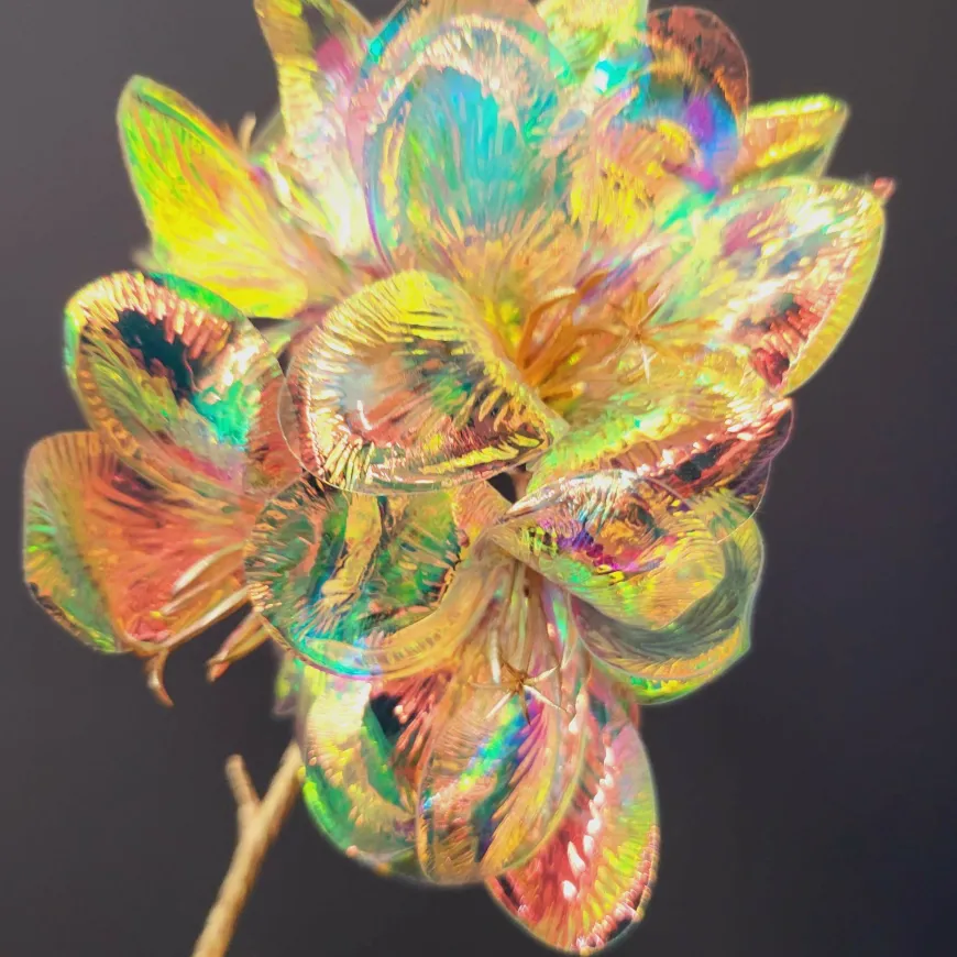 Countryfield Kunstbloem vertakt Plumeria M roze