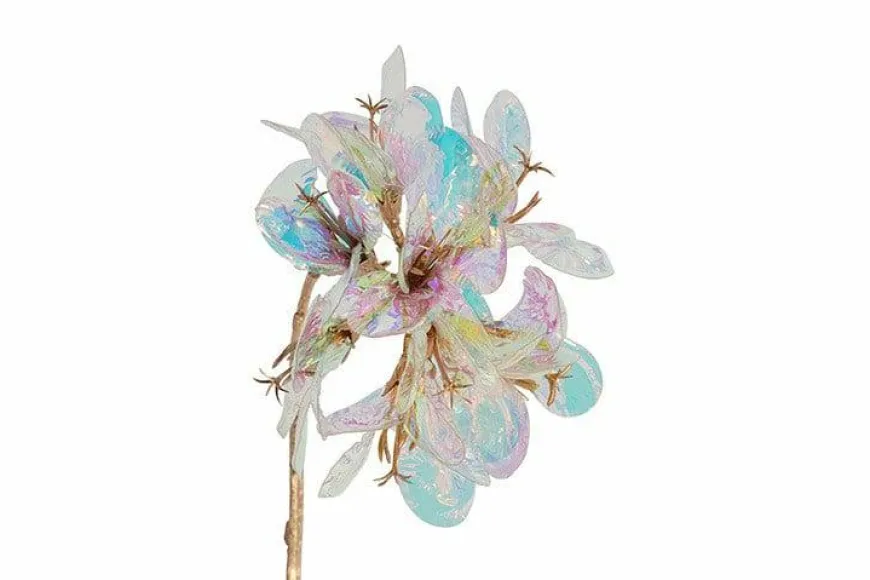 Countryfield Kunstbloem vertakt Plumeria M roze