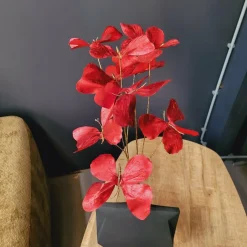 Countryfield Kunstdeco Vlinder Lush rood Set van 3 takken met 3 vlinders per tak