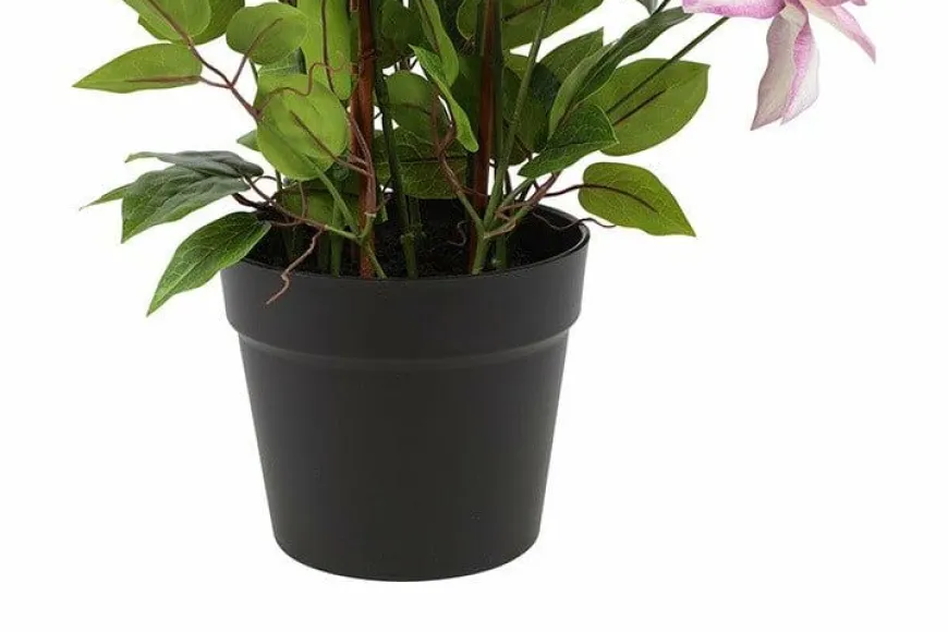 Countryfield Kunstplant Clematis XL roze 94 cm hoog