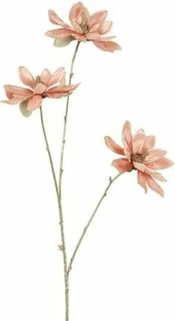 Countryfield Kunsttak Magnolia roze / goud