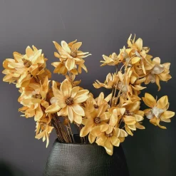 Countryfield Kunsttak Magnolia geel / goud