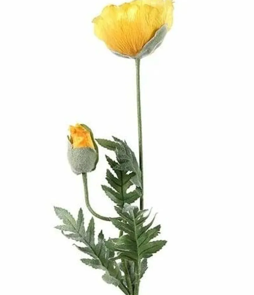 Countryfield Kunsttak Papaver Jodie geel