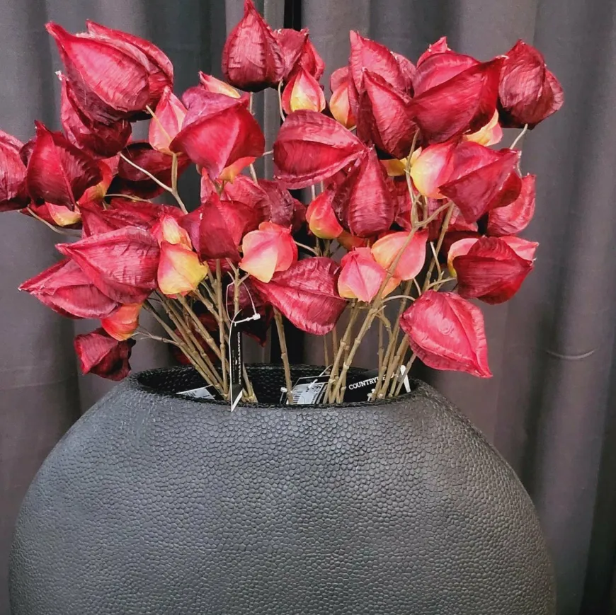 Countryfield Kunsttak Physalis vuur rood