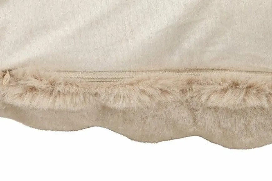 Countryfield Kussen Imitatiebont Cosy Eloise beige-L45B45H12CM
