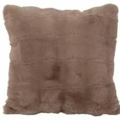 Countryfield Kussen Imitatiebont Cosy Eloise grijs / bruin