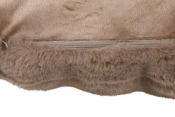 Countryfield Kussen Imitatiebont Cosy Eloise grijs / bruin