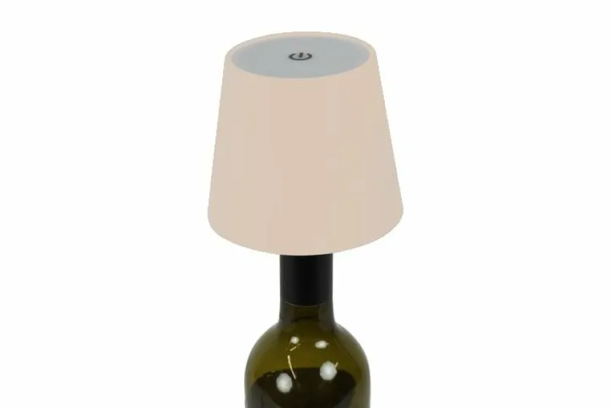 Countryfield Lamp touch flessenkurk LED Lux creme