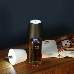 Countryfield Lamp touch flessenkurk LED Lux zwart