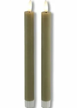 Countryfield LED Licht Dinerkaars Lyon rustiek beige - set van 2