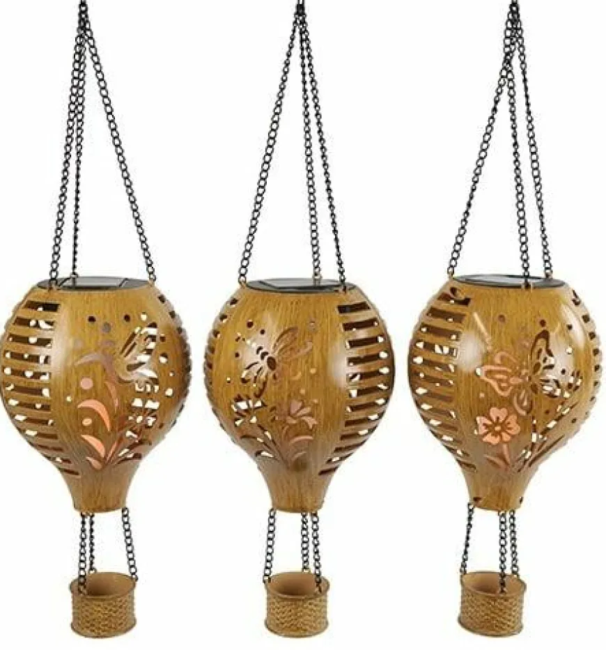 Countryfield Luchtballon solar Yaris set van 3 bruin