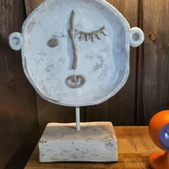 Countryfield Ornament gezicht Picasso wit