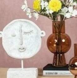 Countryfield Ornament gezicht Picasso wit